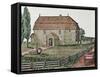 Lutheran Church, Built in 1743, Trappe, Usa-Prisma Archivo-Framed Stretched Canvas