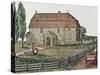 Lutheran Church, Built in 1743, Trappe, Usa-Prisma Archivo-Stretched Canvas