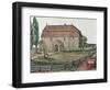 Lutheran Church, Built in 1743, Trappe, Usa-Prisma Archivo-Framed Photographic Print