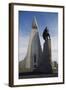 Lutheran Church of Hallgrimurin (Hallgrimskirkja) in Reykjavik-null-Framed Photographic Print