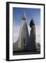 Lutheran Church of Hallgrimurin (Hallgrimskirkja) in Reykjavik-null-Framed Photographic Print