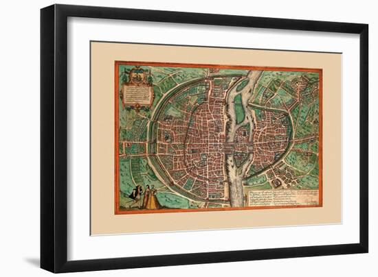 Lutiti Paris-Georges Braun-Framed Art Print