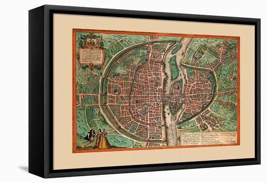 Lutiti Paris-Georges Braun-Framed Stretched Canvas