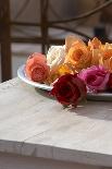 Roses in a bowl-Luuk Geertsen-Mounted Photo