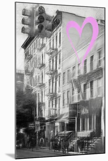 Luv Collection - New York City - American Facades-Philippe Hugonnard-Mounted Art Print