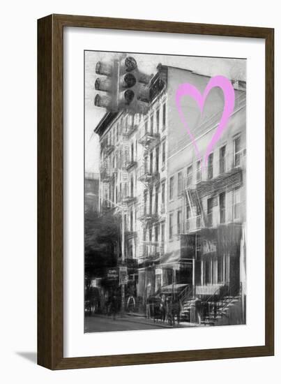 Luv Collection - New York City - American Facades-Philippe Hugonnard-Framed Art Print
