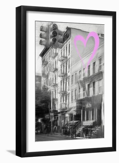 Luv Collection - New York City - American Facades-Philippe Hugonnard-Framed Art Print