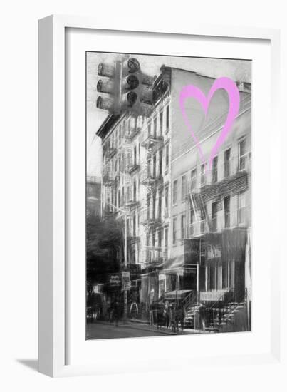 Luv Collection - New York City - American Facades-Philippe Hugonnard-Framed Art Print