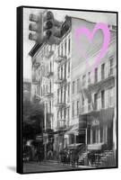 Luv Collection - New York City - American Facades-Philippe Hugonnard-Framed Stretched Canvas