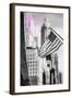 Luv Collection - New York City - American Flag-Philippe Hugonnard-Framed Art Print