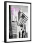 Luv Collection - New York City - American Flag-Philippe Hugonnard-Framed Art Print