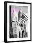 Luv Collection - New York City - American Flag-Philippe Hugonnard-Framed Art Print