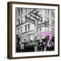 Luv Collection - New York City - Broadway Signs-Philippe Hugonnard-Framed Art Print