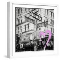 Luv Collection - New York City - Broadway Signs-Philippe Hugonnard-Framed Art Print