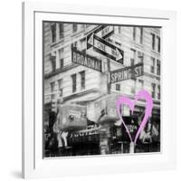 Luv Collection - New York City - Broadway Signs-Philippe Hugonnard-Framed Art Print