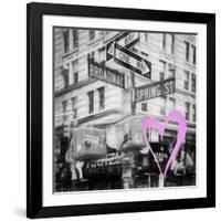 Luv Collection - New York City - Broadway Signs-Philippe Hugonnard-Framed Art Print