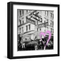 Luv Collection - New York City - Broadway Signs-Philippe Hugonnard-Framed Art Print