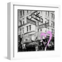 Luv Collection - New York City - Broadway Signs-Philippe Hugonnard-Framed Art Print