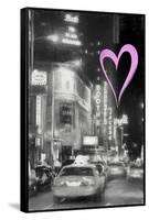 Luv Collection - New York City - Broadway-Philippe Hugonnard-Framed Stretched Canvas