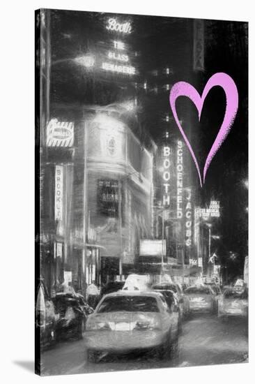 Luv Collection - New York City - Broadway-Philippe Hugonnard-Stretched Canvas