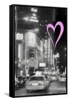 Luv Collection - New York City - Broadway-Philippe Hugonnard-Framed Stretched Canvas