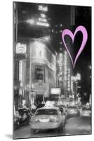 Luv Collection - New York City - Broadway-Philippe Hugonnard-Mounted Art Print