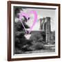 Luv Collection - New York City - Brooklyn Bridge II-Philippe Hugonnard-Framed Art Print