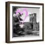 Luv Collection - New York City - Brooklyn Bridge II-Philippe Hugonnard-Framed Art Print