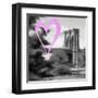 Luv Collection - New York City - Brooklyn Bridge II-Philippe Hugonnard-Framed Art Print