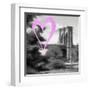 Luv Collection - New York City - Brooklyn Bridge II-Philippe Hugonnard-Framed Art Print