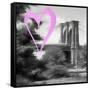 Luv Collection - New York City - Brooklyn Bridge II-Philippe Hugonnard-Framed Stretched Canvas