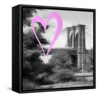 Luv Collection - New York City - Brooklyn Bridge II-Philippe Hugonnard-Framed Stretched Canvas