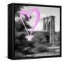 Luv Collection - New York City - Brooklyn Bridge II-Philippe Hugonnard-Framed Stretched Canvas
