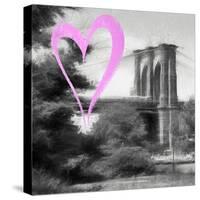 Luv Collection - New York City - Brooklyn Bridge II-Philippe Hugonnard-Stretched Canvas
