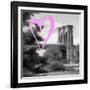 Luv Collection - New York City - Brooklyn Bridge II-Philippe Hugonnard-Framed Art Print