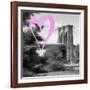 Luv Collection - New York City - Brooklyn Bridge II-Philippe Hugonnard-Framed Art Print