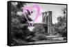 Luv Collection - New York City - Brooklyn Bridge-Philippe Hugonnard-Framed Stretched Canvas