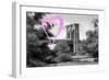 Luv Collection - New York City - Brooklyn Bridge-Philippe Hugonnard-Framed Art Print