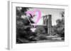 Luv Collection - New York City - Brooklyn Bridge-Philippe Hugonnard-Framed Art Print