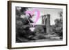 Luv Collection - New York City - Brooklyn Bridge-Philippe Hugonnard-Framed Art Print