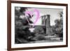 Luv Collection - New York City - Brooklyn Bridge-Philippe Hugonnard-Framed Art Print