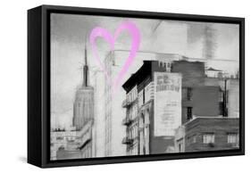 Luv Collection - New York City - Buildings Style-Philippe Hugonnard-Framed Stretched Canvas