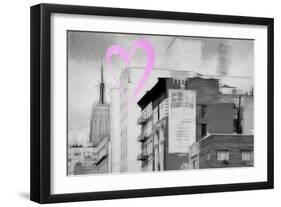 Luv Collection - New York City - Buildings Style-Philippe Hugonnard-Framed Art Print