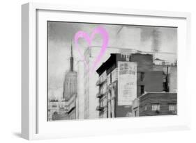 Luv Collection - New York City - Buildings Style-Philippe Hugonnard-Framed Art Print