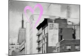 Luv Collection - New York City - Buildings Style-Philippe Hugonnard-Mounted Art Print