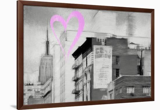 Luv Collection - New York City - Buildings Style-Philippe Hugonnard-Framed Art Print