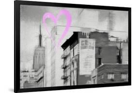Luv Collection - New York City - Buildings Style-Philippe Hugonnard-Framed Art Print