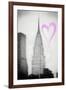 Luv Collection - New York City - Chrysler Building II-Philippe Hugonnard-Framed Art Print