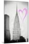 Luv Collection - New York City - Chrysler Building II-Philippe Hugonnard-Mounted Art Print
