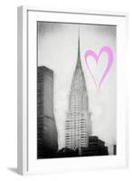 Luv Collection - New York City - Chrysler Building II-Philippe Hugonnard-Framed Art Print